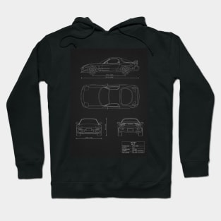 Mazda Rx7 FD Hoodie